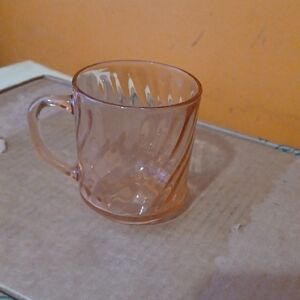 1980's France Arcoroc Coffee Mugs Set Of 4